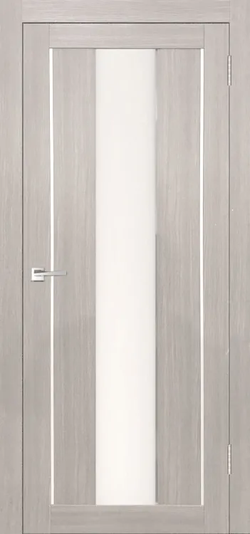 Фото Межкомнатная дверь Легенда Y-2 тон Белая лиственница Остекление Сатинат белое